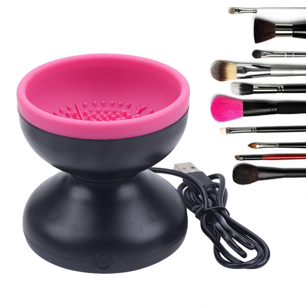 Electric Makeup Brush Cleaner Machine Portable Automatic USB Cosmetic Brush Cleaner Tools For All Size Beauty Makeup Brushes 