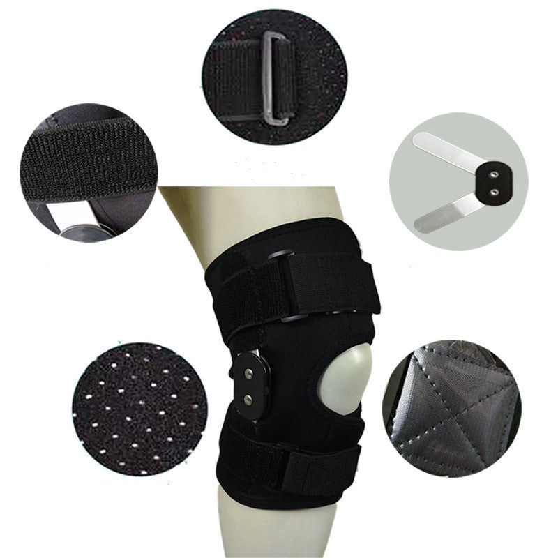 Aluminum Alloy Bracket Support Sports Kneecaps Magic Strap Pressure Support Kneepad Joint Hinge Kneepad c0d7b5bf 0587 4602 be