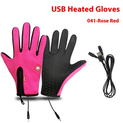 USB Electric Heating Heating Gloves Winter Outdoors Sports Skiing Warm Waterproof Non-slip c1037230 e0fa 4f4a b031 bb8aea8f71