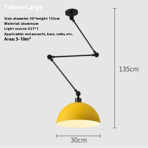 Simple And Adjustable Lamp Creative Dining Room Bedroom Collapsible Chandelier c10987ae e3a7 414c 9065 d0b8a3b42106 trans