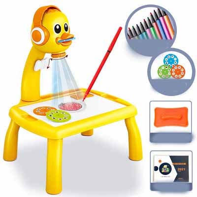 Cartoon Giraffe Projection Painting Study Desk c1172ca7 5c00 46a4 b94a 449a06cf57ad