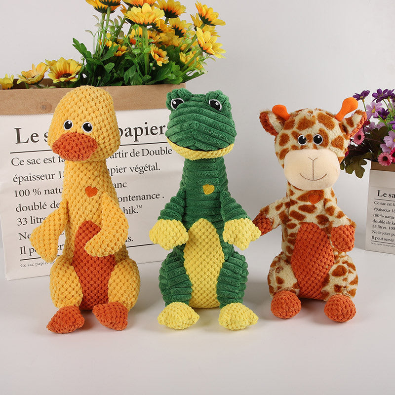 Pet Supplies Plush Toy Molar Long Lasting Corduroy Sounding Doll c1186d9b 09d1 4b89 acf5 44afe253045f