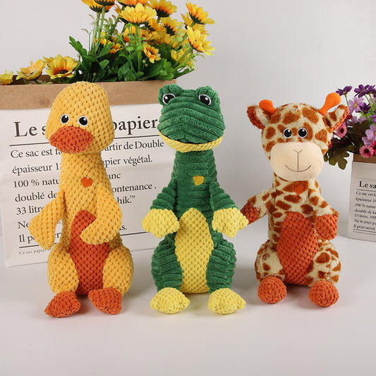 Pet Supplies Plush Toy Molar Long Lasting Corduroy Sounding Doll c1186d9b 09d1 4b89 acf5 44afe253045f