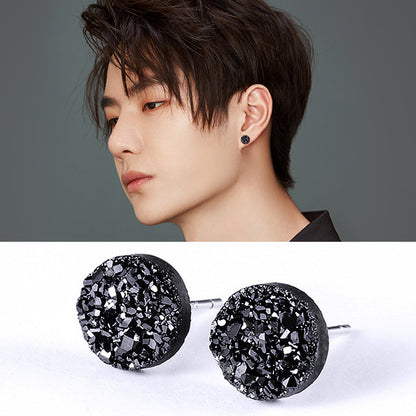 Men's Fashion Simple Temperament Silver Earrings c11ea73e da6a 4557 8b96 489f43f2c600