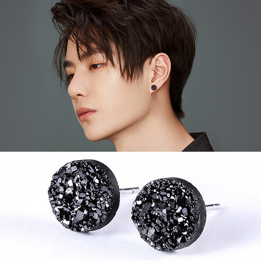 Men's Fashion Simple Temperament Silver Earrings c11ea73e da6a 4557 8b96 489f43f2c600