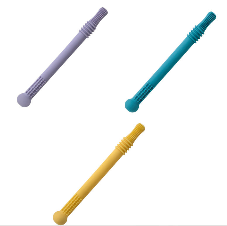 Baby Teether Silicone Hollow Teething Tube c1408331 a5e0 4f7a b57f 1449b31b11b7