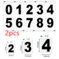 High Temperature Resistant Signboard Reflective Waterproof Pvc Adhesive Number Paper c14612f2 f3cc 447d b157 8caaee645841