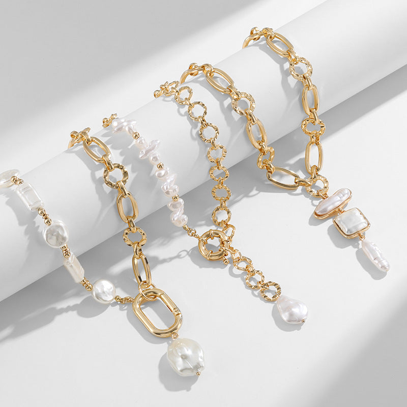 Handmade Beaded Baroque Pearl Pendant Necklace For Women c15d1c7e 6787 4216 89d9 99ec4652f22b