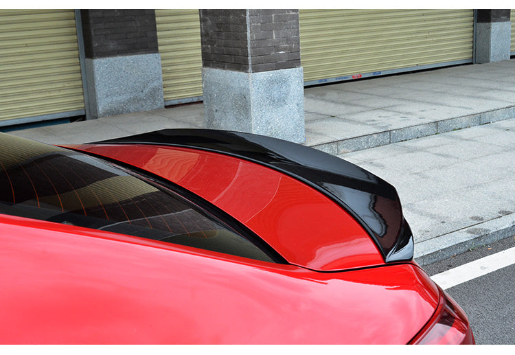 Model 14-21 Mazda 3 Exela Modified Tail Trim Sports Bright Black Tail Blade Large Fixed Wind Surrounded c179ceb1 e3ab 4a0e bd