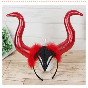 Halloween Accessories Demon Horn Headdress Demon Witch Costume Props c1a940df 7f7d 4786 bf58 cb5fb94825ad