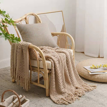 Sofa Blanket Bed Runner Solid Color Office Blanket Knitted Small Blanket Decoration B & B Bed Blanket c1ad16c1 a3bd 4adc 8807