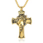 Stainless Steel Cross Shelf Head Pendant Necklace Personality Retro Men c1c01c04 2dcc 41e6 a247 e44a47dc1b68 trans