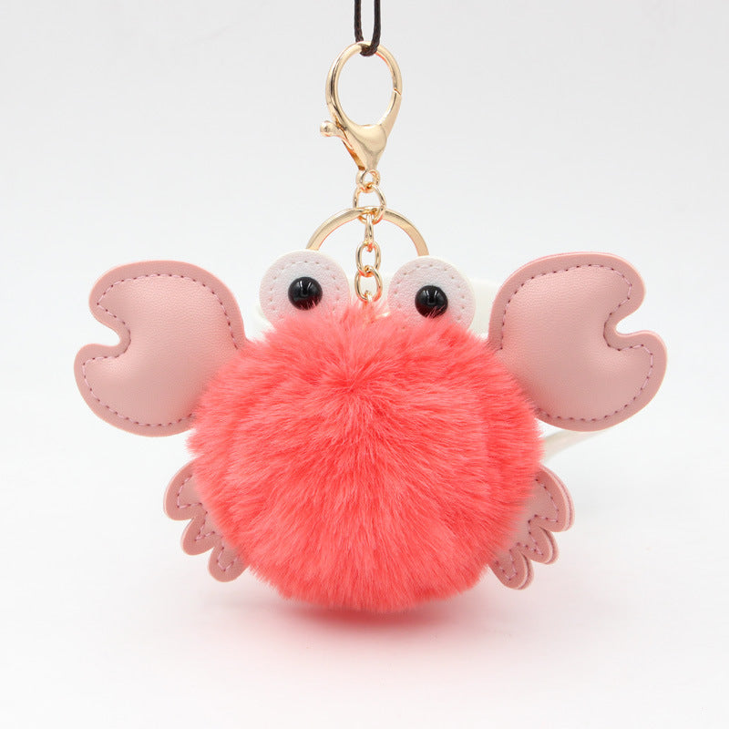 Cartoon Cute Crab Keychain Pendant c1c78430 1c83 4625 8862 d3f0ab8f9922