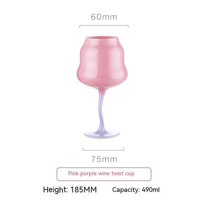 Twisted Cream Glass Crystal Macaron High Cup c1d0a44a 17de 4b01 a242 edf272e79218 trans
