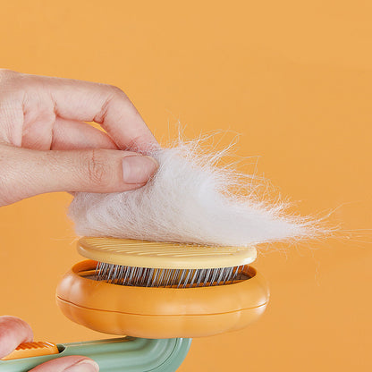 New Pet Cat Brush Hot Selling Hand-held Steel Wire Self-cleaning Comb Looper For Hair Removal c1d2aa9c 250f 41a7 a0b5 41b4077
