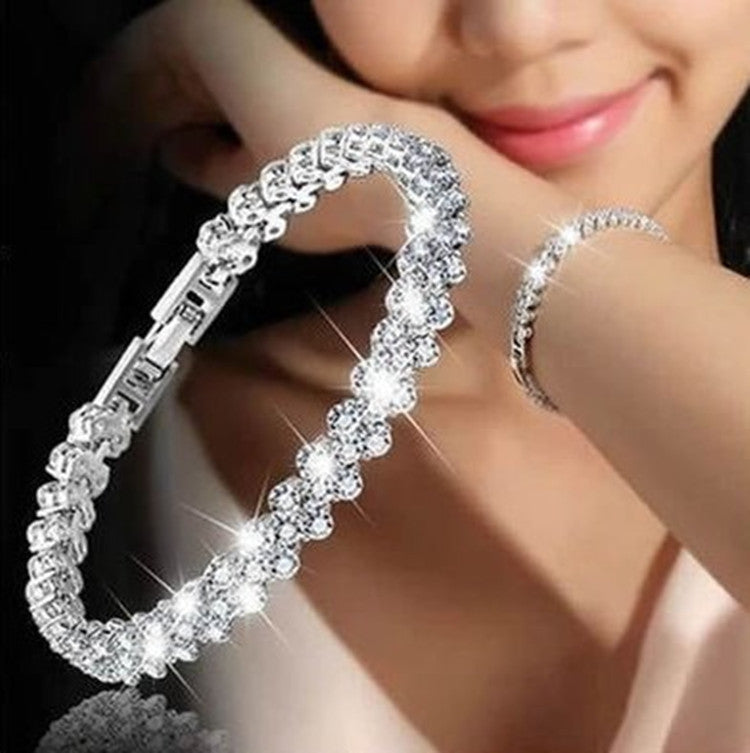 Simple Natural Diamond Crystal Bracelet Contracted c1dc0e65 9326 4cbb 8cef f2be5a5f8ed3