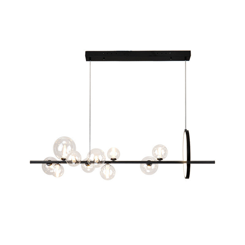 Modern Minimalist Bedroom Glass Bubble Ball Chandelier c1e40301 1382 4c9c 881b 14f5d605afd2