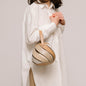 Cylindrical Contrast Color Portable Messenger Diamond Quilted Stitching Bucket Bag c1e51cbd 7bcb 4942 9cf3 db7021079093