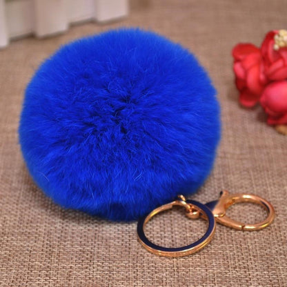 Cute Rex Rabbit Fur Ball Keychain c1f2c77f fe2b 4a93 b9e1 d567539cafbe