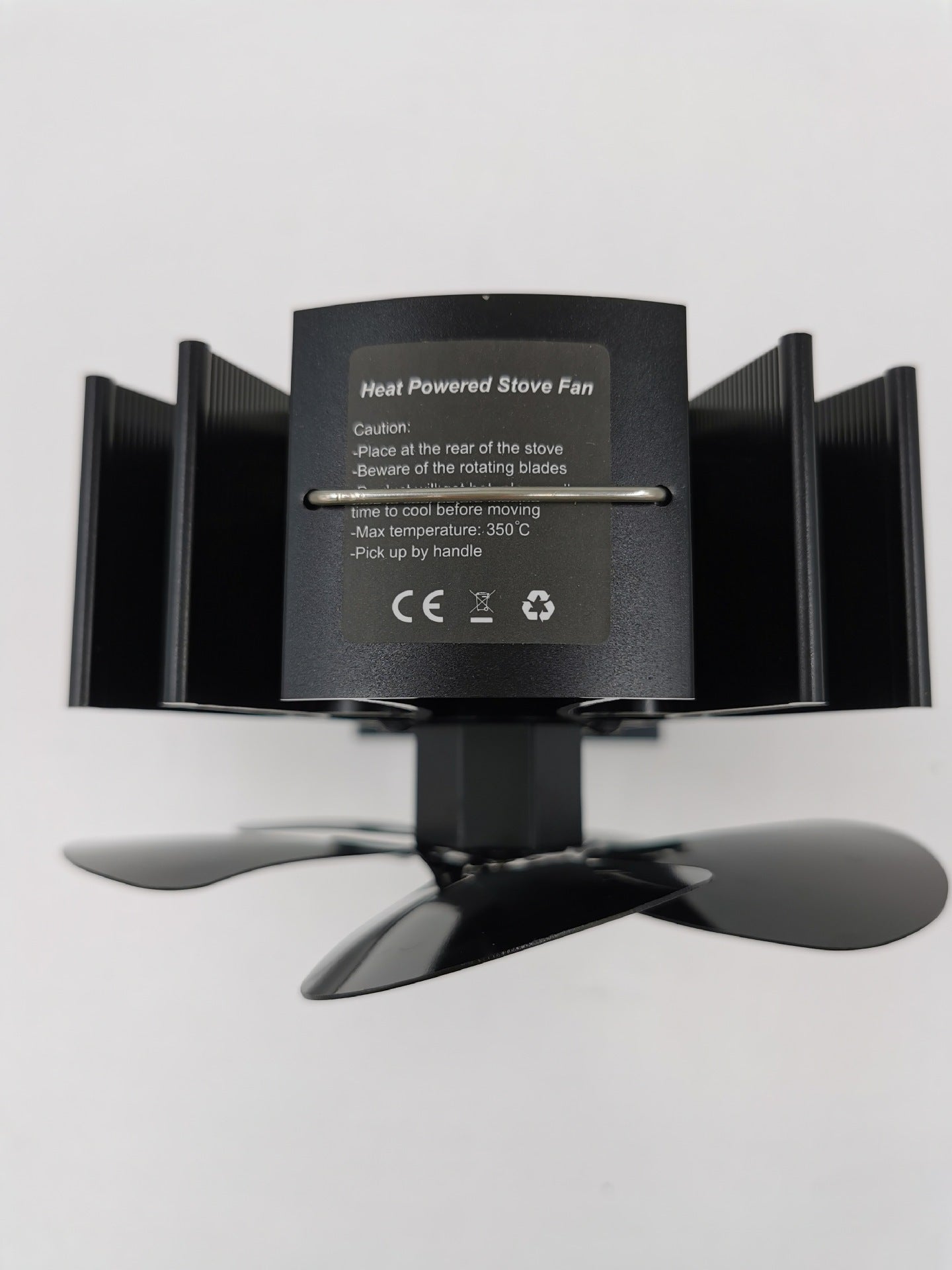 Thermal Power Fireplace Fan Self-starting Five-blade c217f395 a1be 4109 b424 089d70db02bb