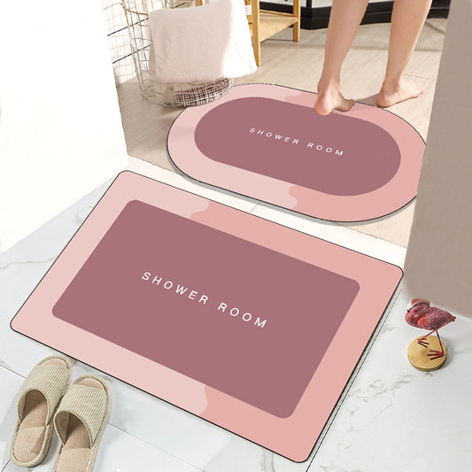 Simple Bathroom Absorbent Non-slip Floor Mat c21f65b4 f1ed 48d9 a047 7360ebe6a72a