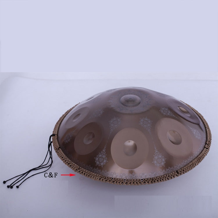 Mandala Engraved Version Hand Disc Drum Music Instrument c2243ac9 e567 4bdf b22f d80ba78fde42