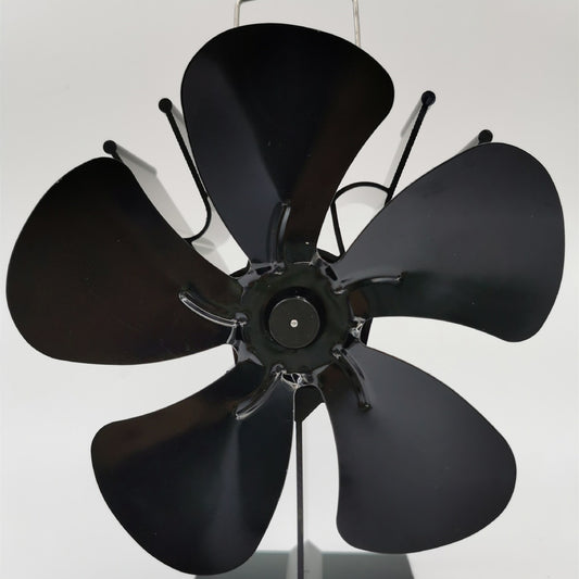 Thermal Power Fireplace Fan Self-starting Five-blade c23a173a a9a5 482d babf 74389ca4b611