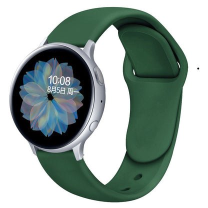 Suitable For Galaxy Active 2 Reverse Buckle Silicone Strap 20 22mm Sports Inner Buckle Strap - 图片 10
