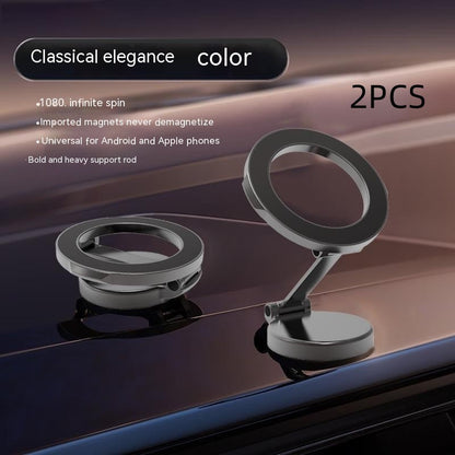 Magnetic Car Phone Mount All-Metal Foldable Phone Holder For Car Strongest Magnet Dashboard Phone Mount For Phone - 图片 7