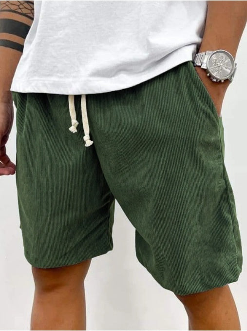 Lace-up Corduroy Men's Shorts Casual Pants c2497211 3881 4f14 8599 fe20e079716b trans