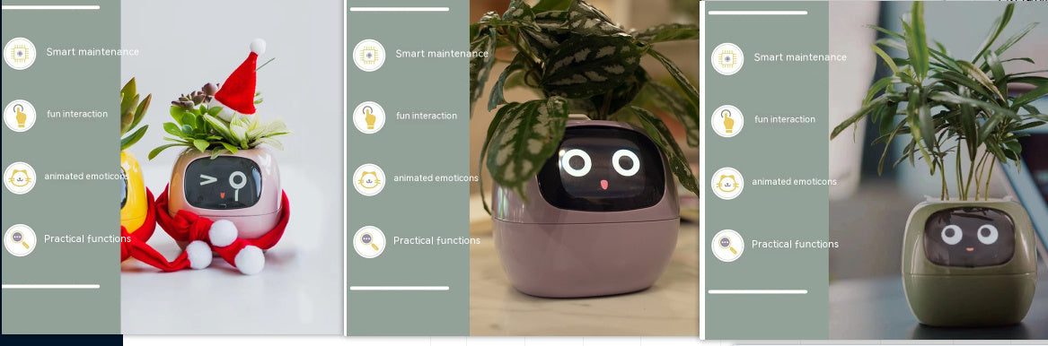 Smart Planter Endless Fun Over 49 Rich Expressions 7 Smart Sensors And AI Chips Make Raising Plants Easy And Fun c24e177c bcb