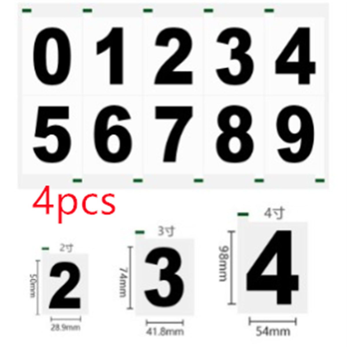 High Temperature Resistant Signboard Reflective Waterproof Pvc Adhesive Number Paper c256f845 a40a 43a7 a7b1 1a9c5cd0d6bc