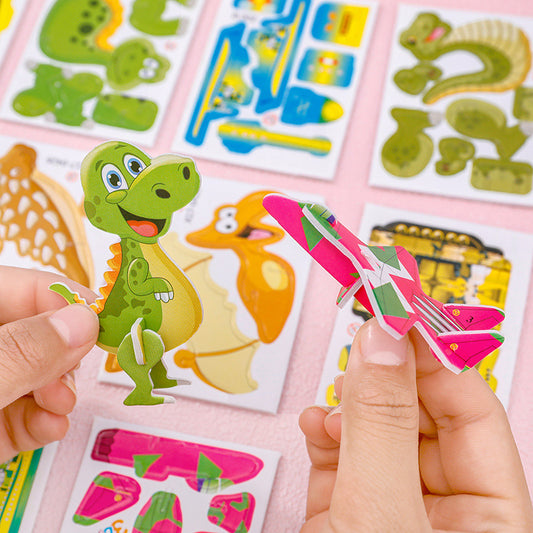 Cartoon Dinosaur 3D Puzzle Model Children DIY Handmade c288eb6e 9c84 4a90 9794 9747faddea25