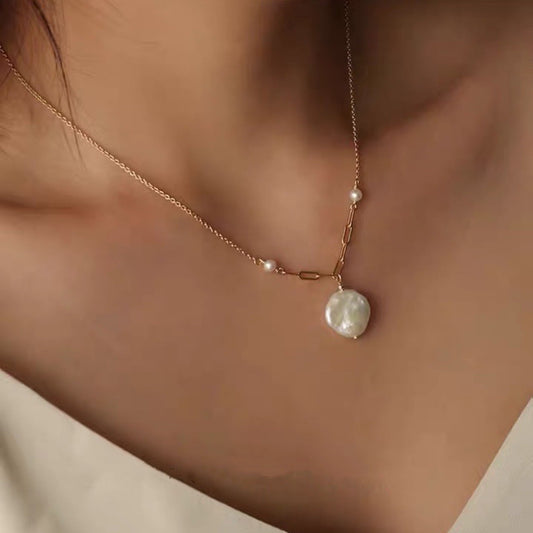 Natural Baroque Petal Sea Pearls Necklace c28f6a58 7f4c 4f46 aa94 c55d7fb0fb47
