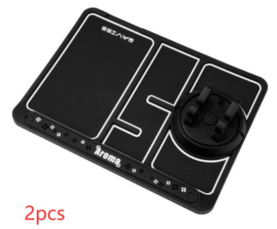Non-Slip Car Phone Pad For 4-in-1 Car Parking Number Card Anti-Slip Mat Auto Phone Holder Sticky Anti Slide Dash Phone Mount 