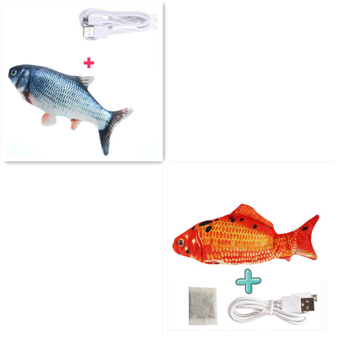 Electric Funny Cat Simulation Fish Beating Usb Jumping Cat Toy c2a0f2a2 f99c 4233 8ec3 2e3c6d53d2dc