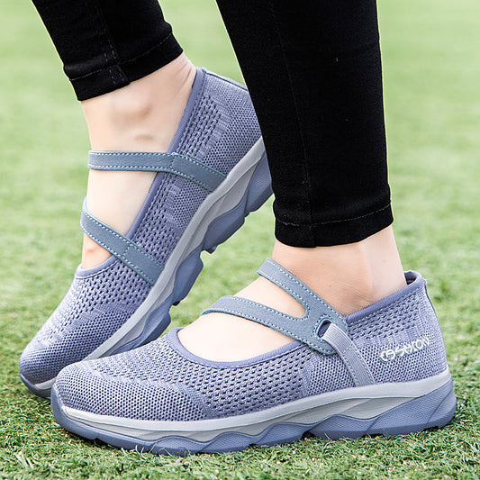 Mesh Breathable Middle-aged Women's Large Size Lightweight Elderly Walking Shoes c2a6cd79 e04e 4a56 a920 35815b3c42e0
