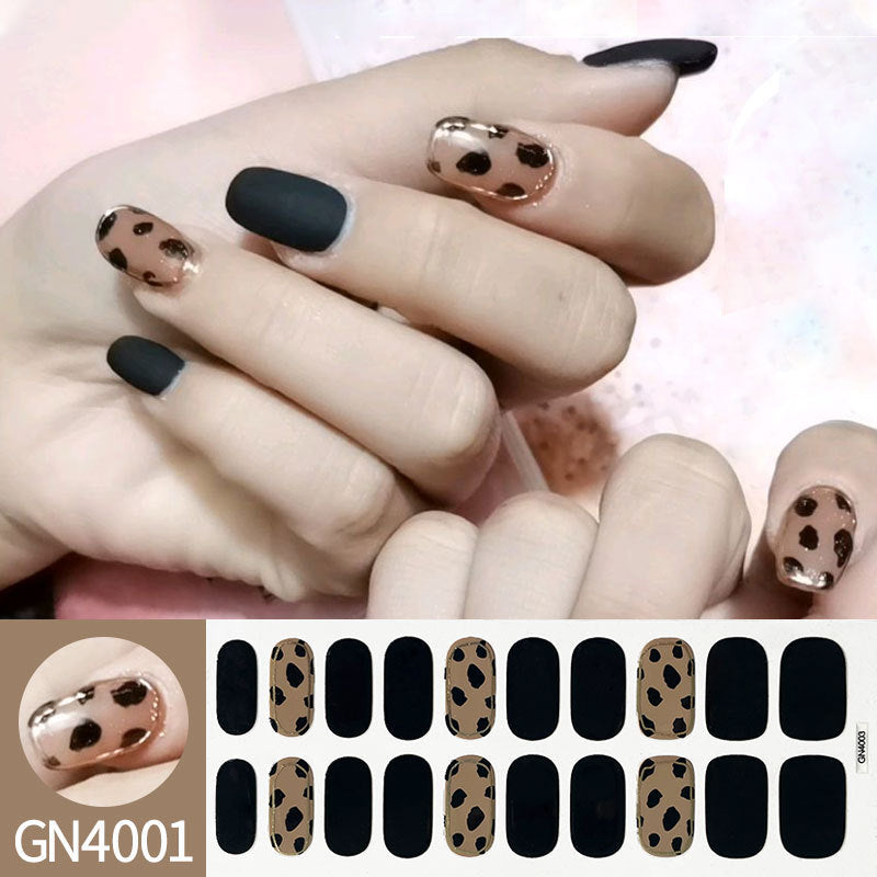 Finger Baking-free Gel Nail Stickers Simple Grid Line Nail Sticker One Piece Dropshipping c2b9fe0f 5a25 45ea 9b9e 6c60a487a23