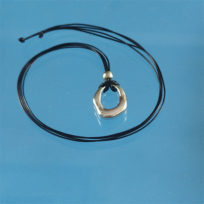 Design Sense Irregular Circles Pendant Necklace c2e4f7e1 b133 4cd9 86f6 c6f693e68ceb