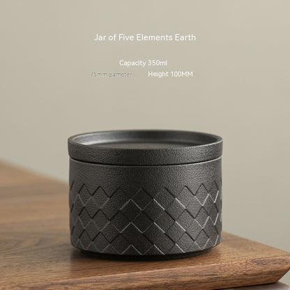 Creative Five Elements Ceramic Tea Pot Moisture-proof Convenient Travel Household c2ea0ade 6680 4244 a12d cf145f91cb7a trans