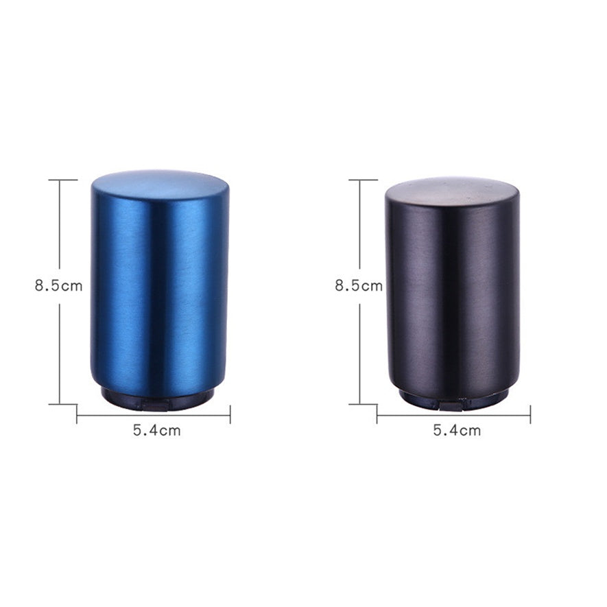 Portable Magnetic Automatic Beer Bottle Opener Bar Accessories Decor Stainless Steel Wine Can Openers with Brushed Metal c2ef