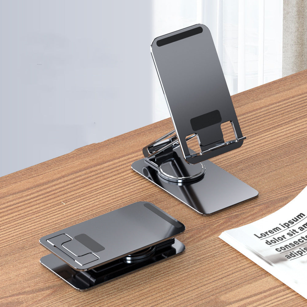Metal Aluminum Alloy Rotating Mobile Phone Bracket Foldable Desktop - 图片 18