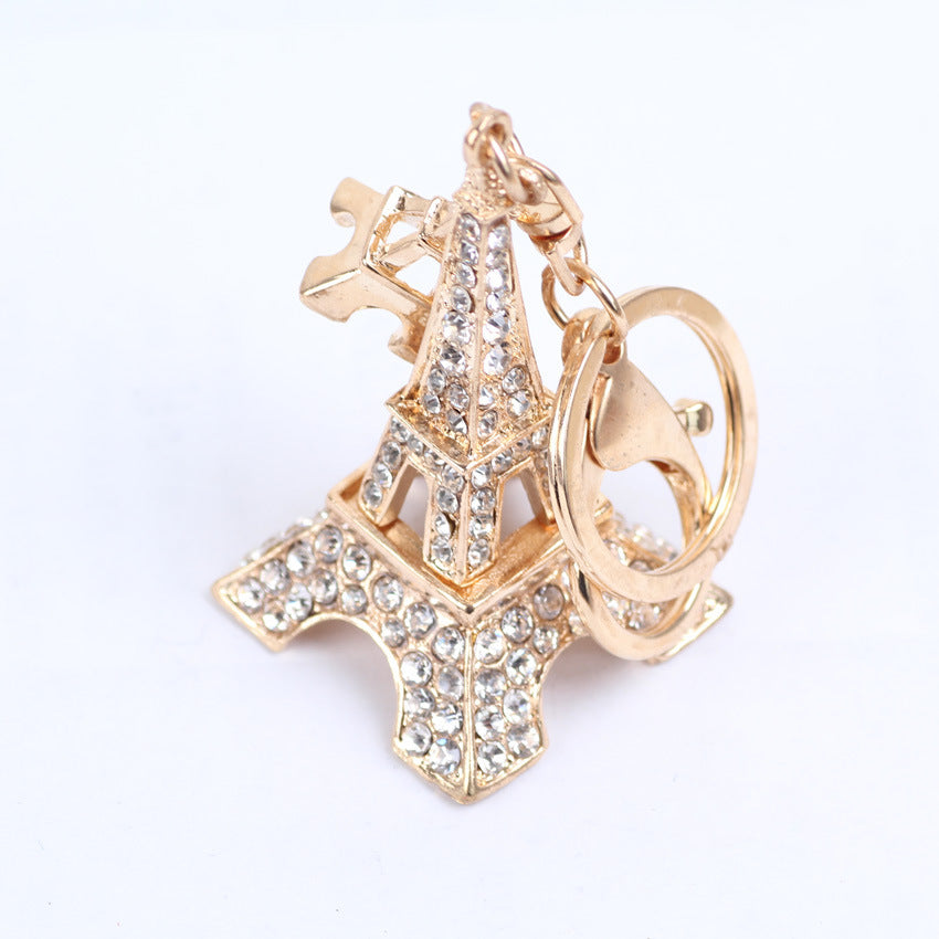 Fashion Crystal Eiffel Tower Pendant Keychain c30152de ddb6 4602 8472 30f1984ab9a9