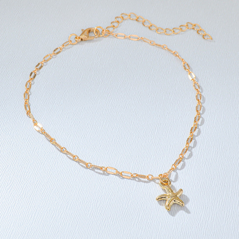 Fashion Alloy Electroplated Starfish Foot Accessories c307280d 8996 458e a1de a6b1fafc8c93