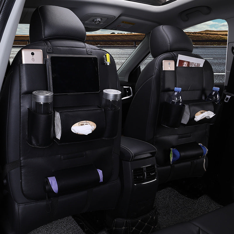 Car Interior Supplies Multifunctional Seat Back Leather Folding c319f2a6 979c 4fb2 b10e a3a67def32fe