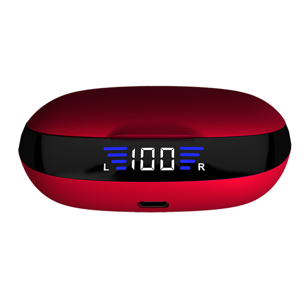 Bluetooth Headset Binaural Ear Hook Touch Headset With LED True Digital c33fe53d 5c7e 4690 84e8 d756c8628614