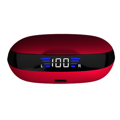 Bluetooth Headset Binaural Ear Hook Touch Headset With LED True Digital c33fe53d 5c7e 4690 84e8 d756c8628614