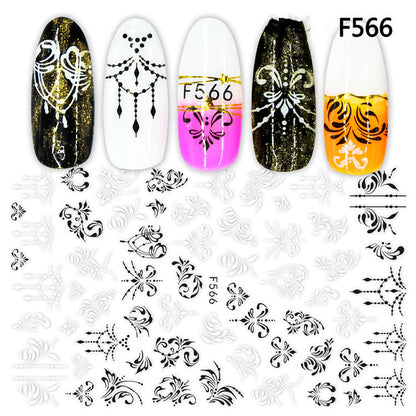Japanese Three-dimensional 5D Embossed Nail Stickers c343c330 5a4d 4d0f b906 6fc6786644f1