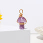Crystal Agate Semi-Precious Mushroom Braided Pendant c3506c8a fac9 4fea 9292 ee26822cc126