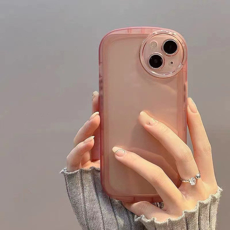 Simple Solid Color Transparent Mobile Phone Case All-inclusive Soft c3553d29 ffeb 4f72 9819 37fe37020da1